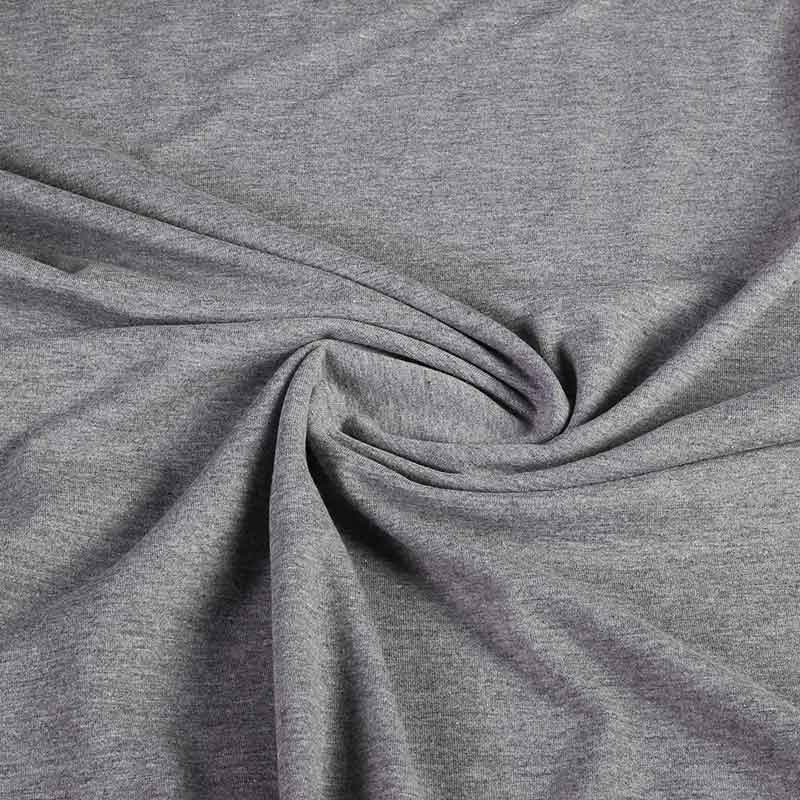 Tissu tricot gris foncé mélange
