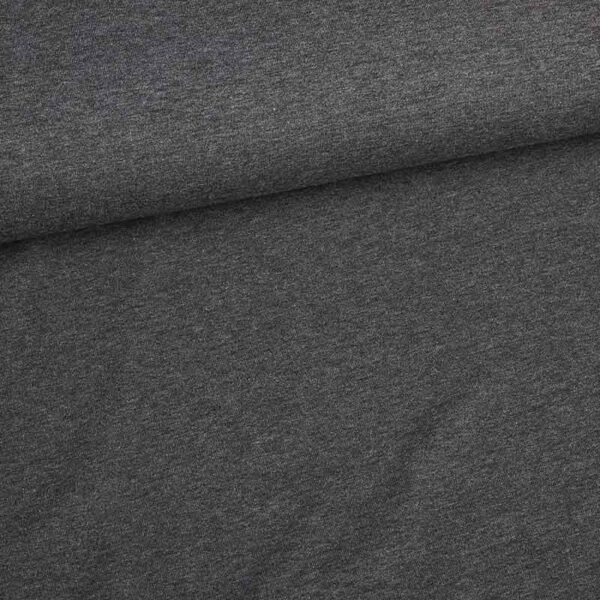 Tissu tricot anthracite melange