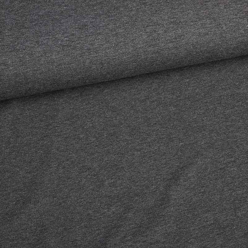 Tissu tricot anthracite melange