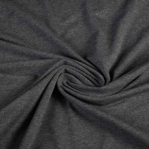Tissu tricot anthracite melange