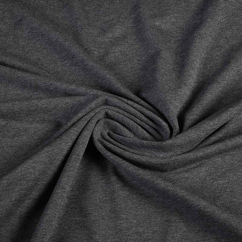Tissu tricot anthracite melange