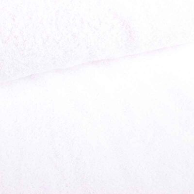 Tissu éponge blanc