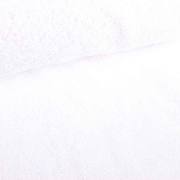 Tissu éponge blanc