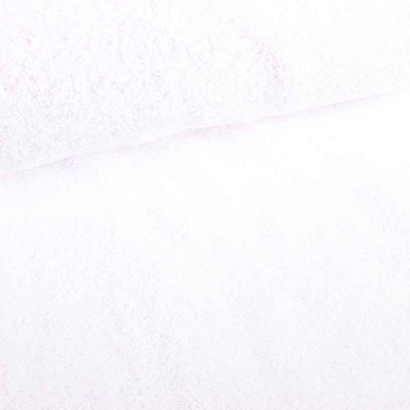 Tissu éponge blanc