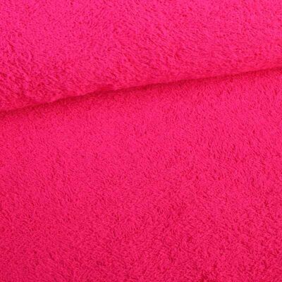 Tissu éponge fuchsia