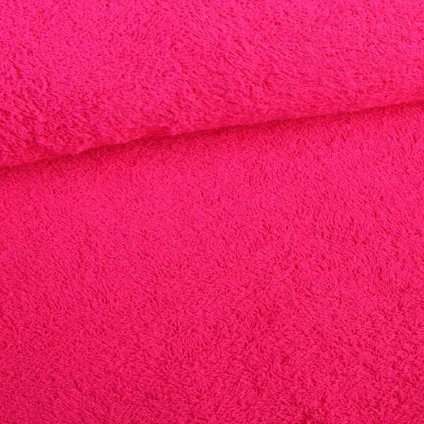 Tissu éponge fuchsia