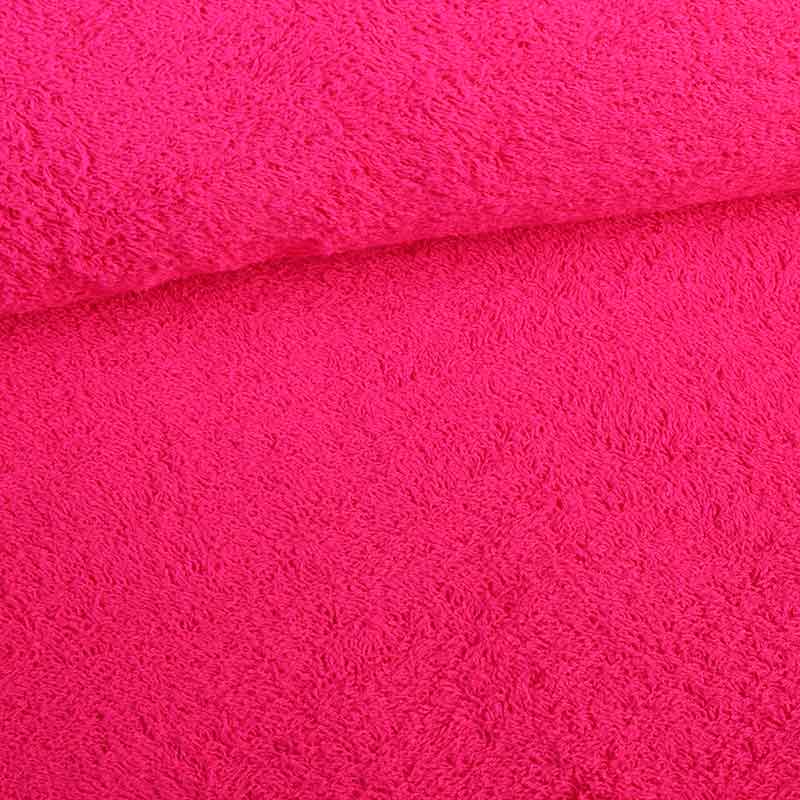 Tissu éponge fuchsia