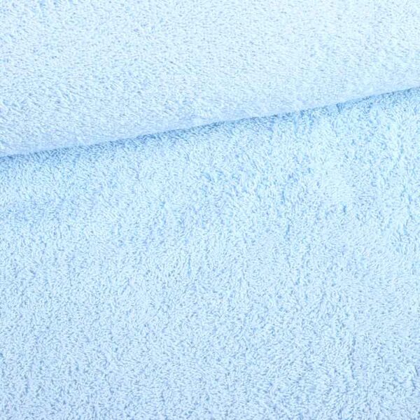Tissu éponge bleu bébé