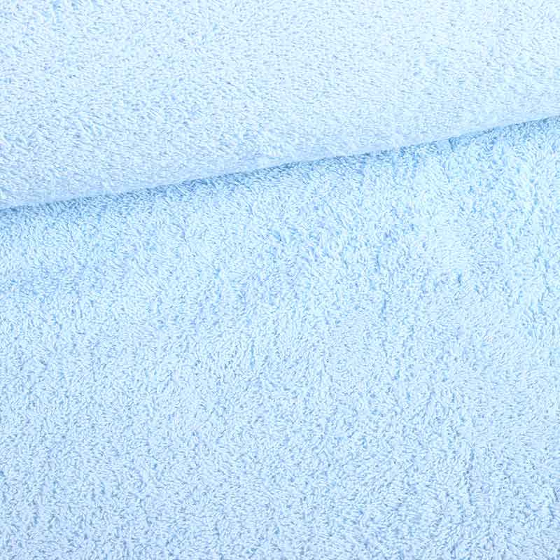 Tissu éponge bleu bébé