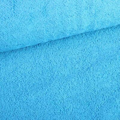 Tissu éponge aqua