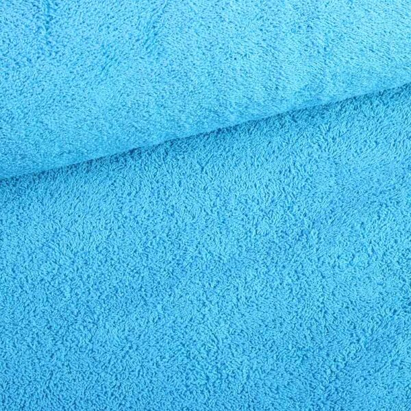 Tissu éponge aqua