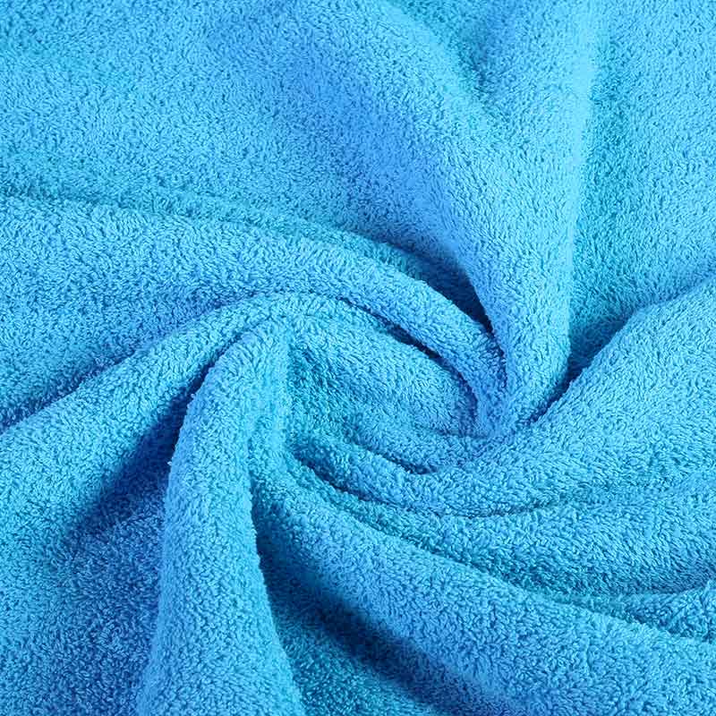 Tissu éponge aqua