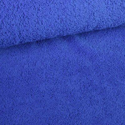 Tissu éponge cobalt
