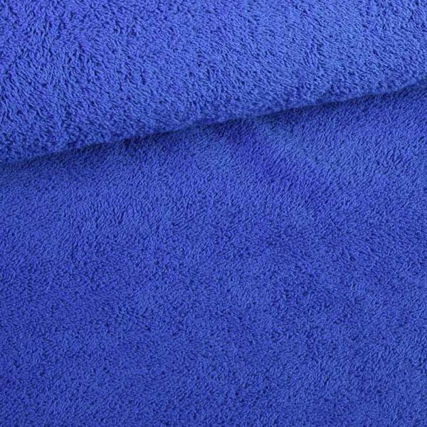 Tissu éponge cobalt