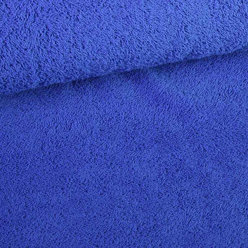 Tissu éponge cobalt