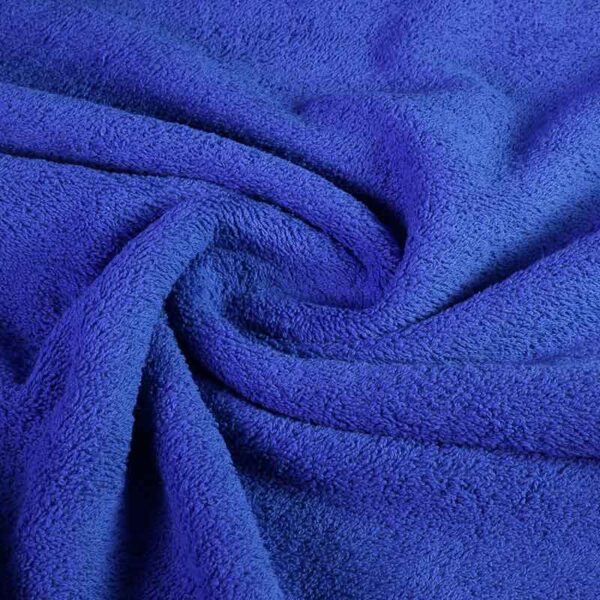 Tissu éponge cobalt