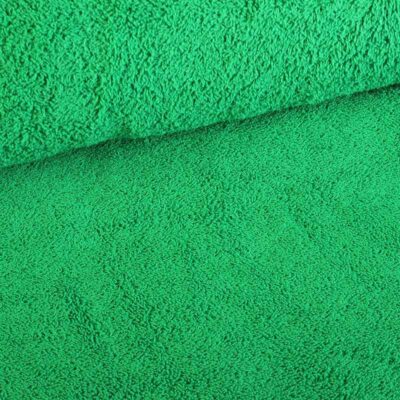 Tissu éponge vert