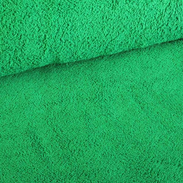 Tissu éponge vert