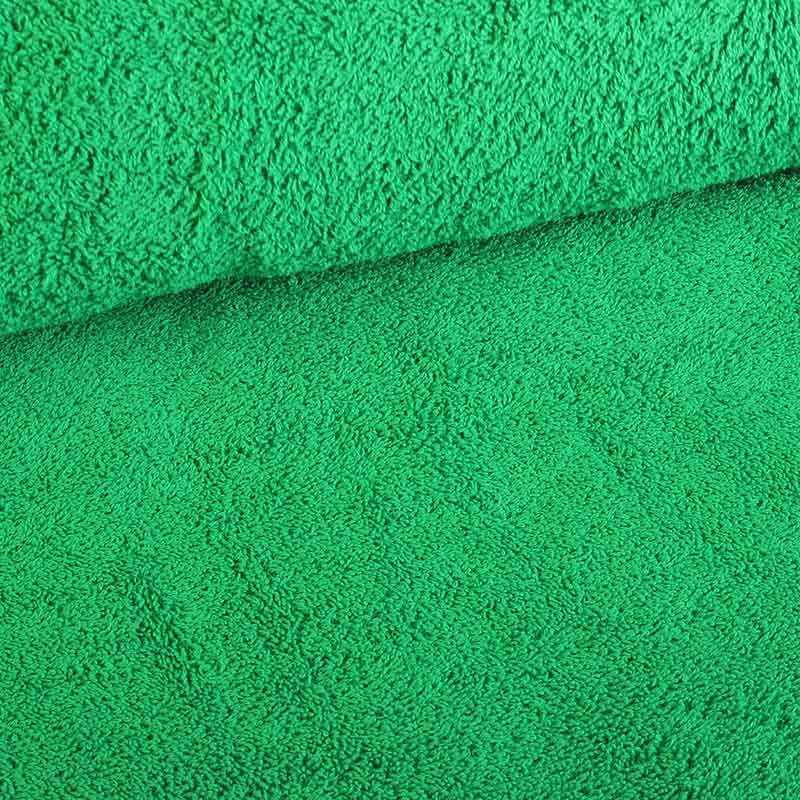 Tissu éponge vert