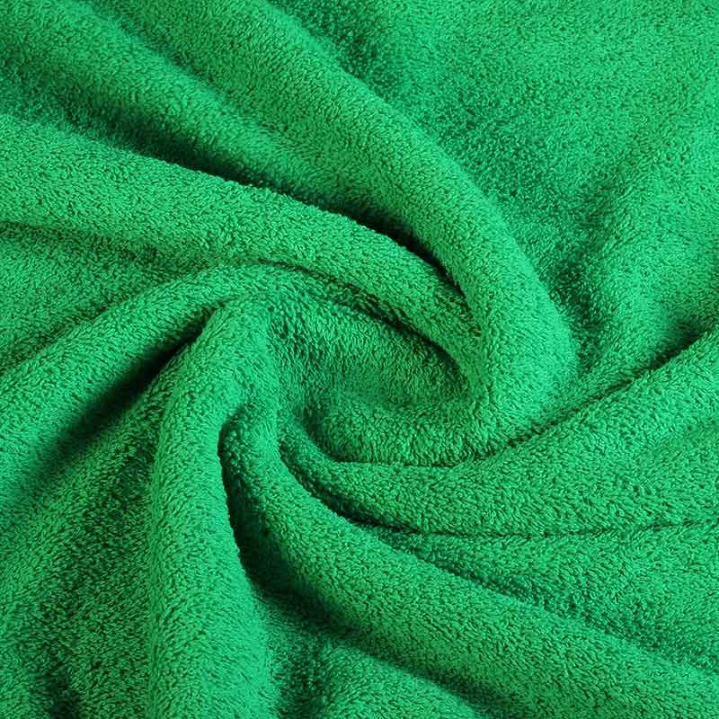 Tissu éponge vert