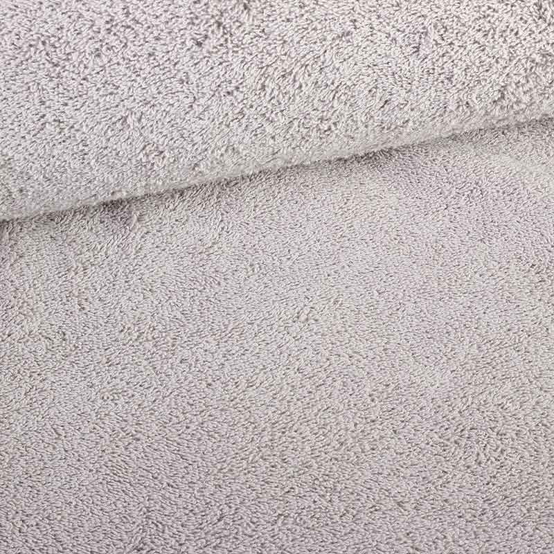Tissu éponge gris clair