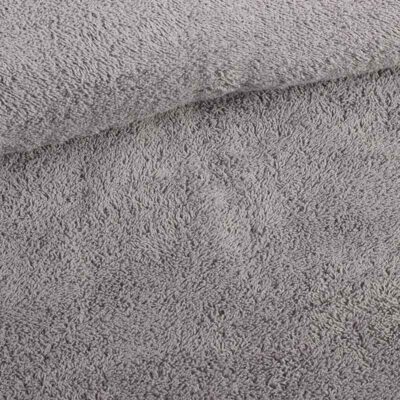 Tissu éponge gris