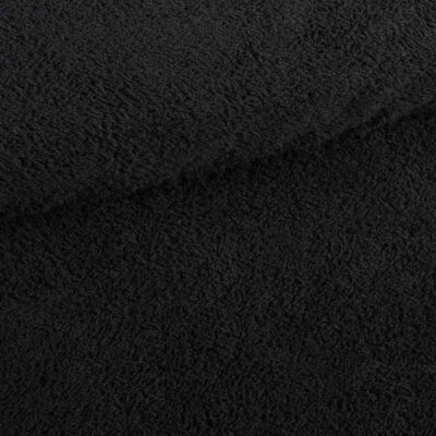Tissu éponge noir