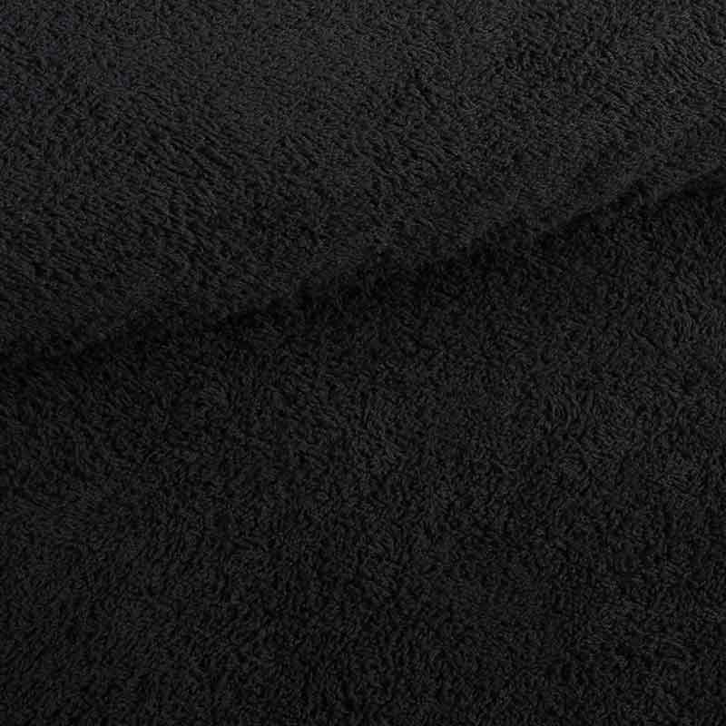 Tissu éponge noir