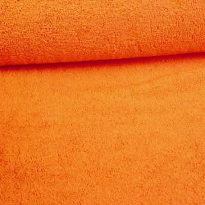 Tissu éponge orange