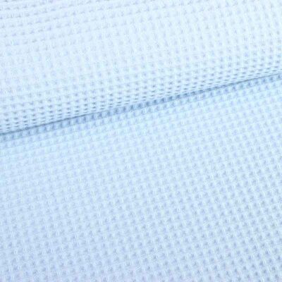 Tissu gaufré baby blue