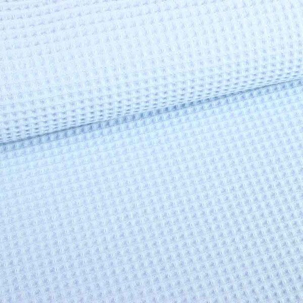 Tissu gaufré baby blue