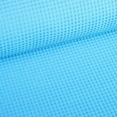 Tissu gaufré aqua