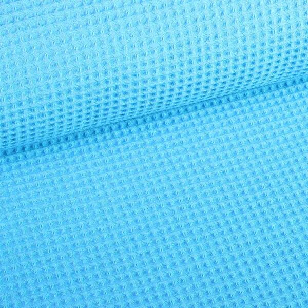 Tissu gaufré aqua