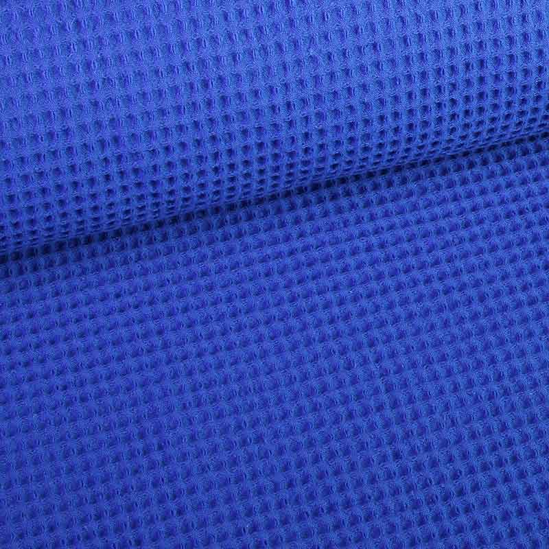 Tissu gaufré cobalt