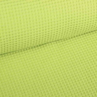 Tissu gaufré vert lime foncé