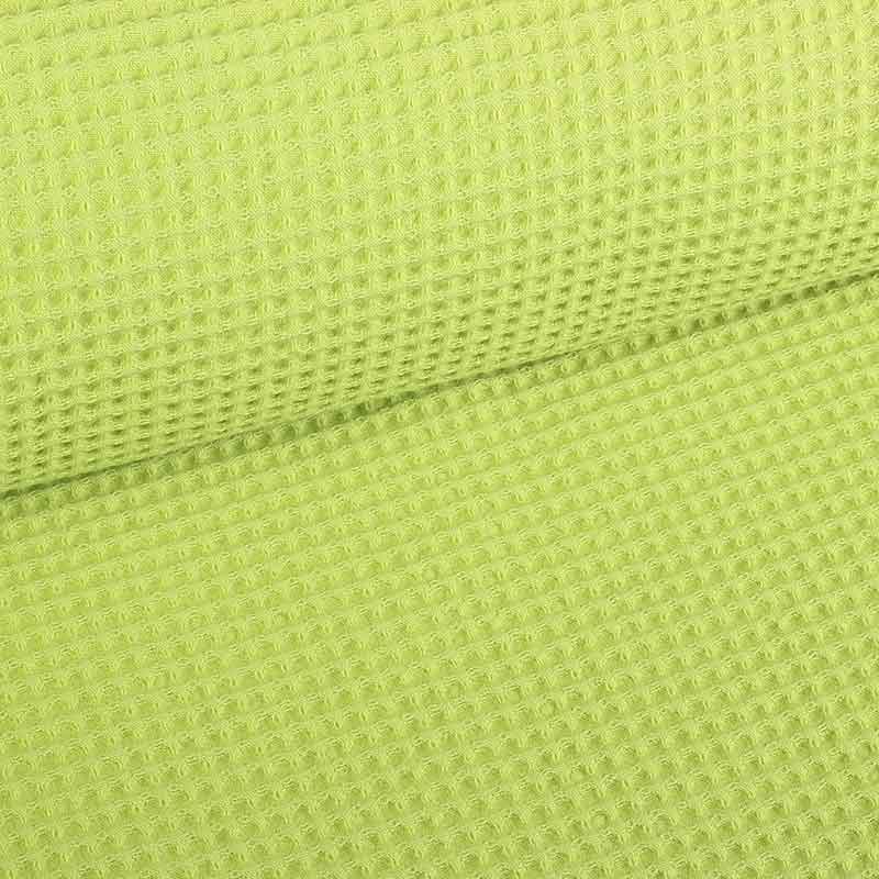 Tissu gaufré vert lime foncé