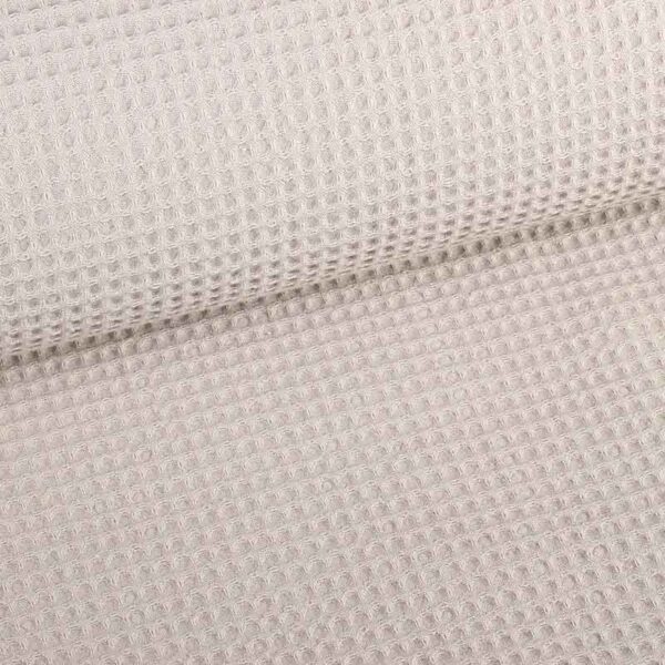 Tissu gaufré gris clair