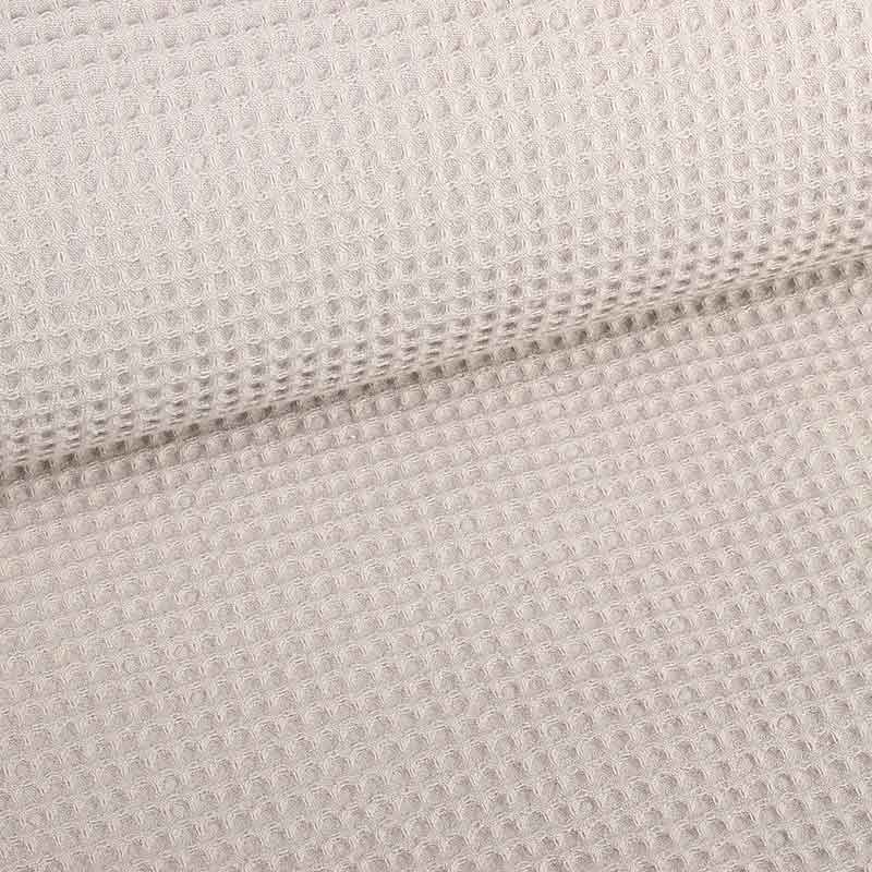 Tissu gaufré gris clair