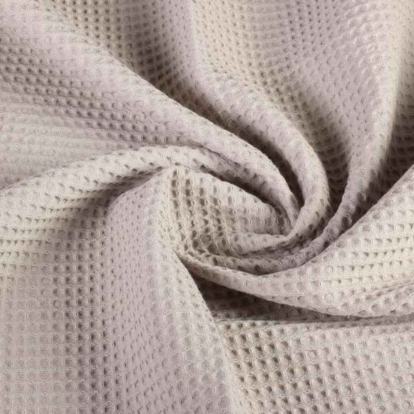 Tissu gaufré gris clair
