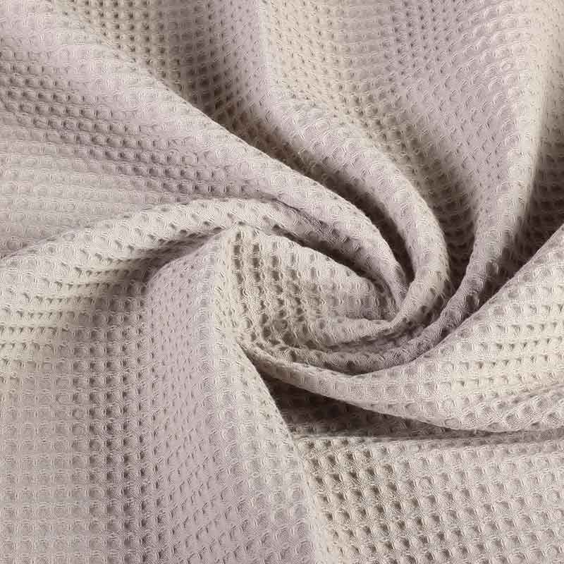 Tissu gaufré gris clair