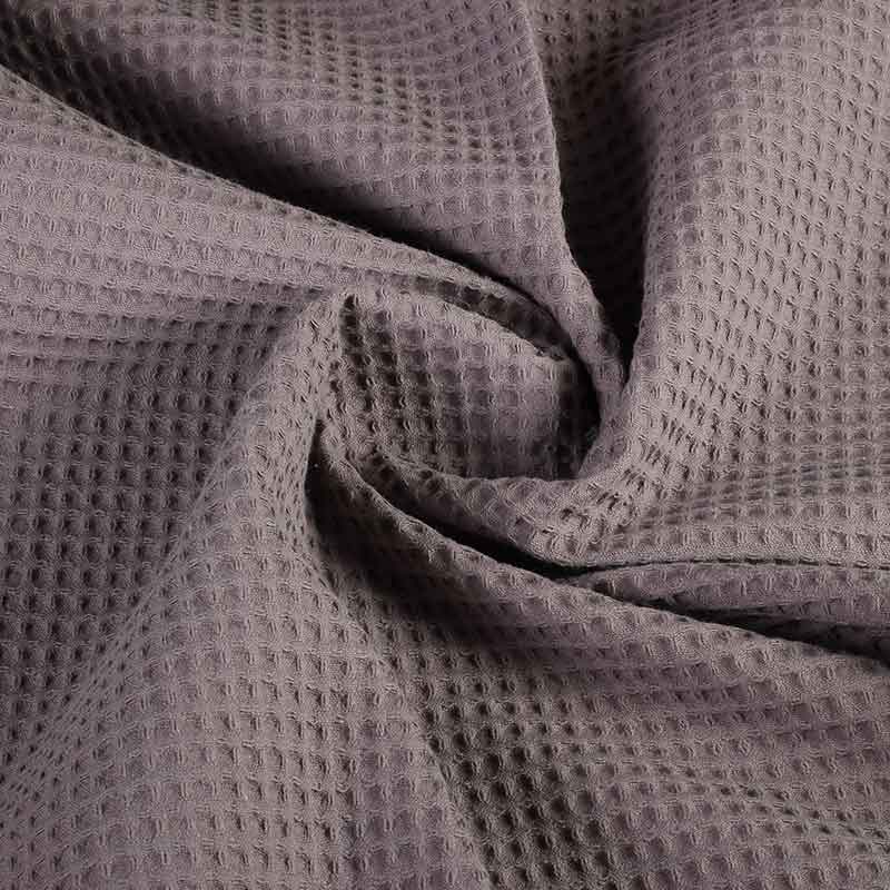 Tissu gaufré gris foncé