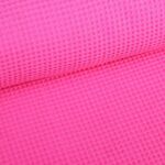 Wafel katoen fuchsia