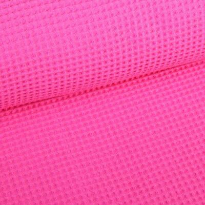 Tissu gaufré fuchsia