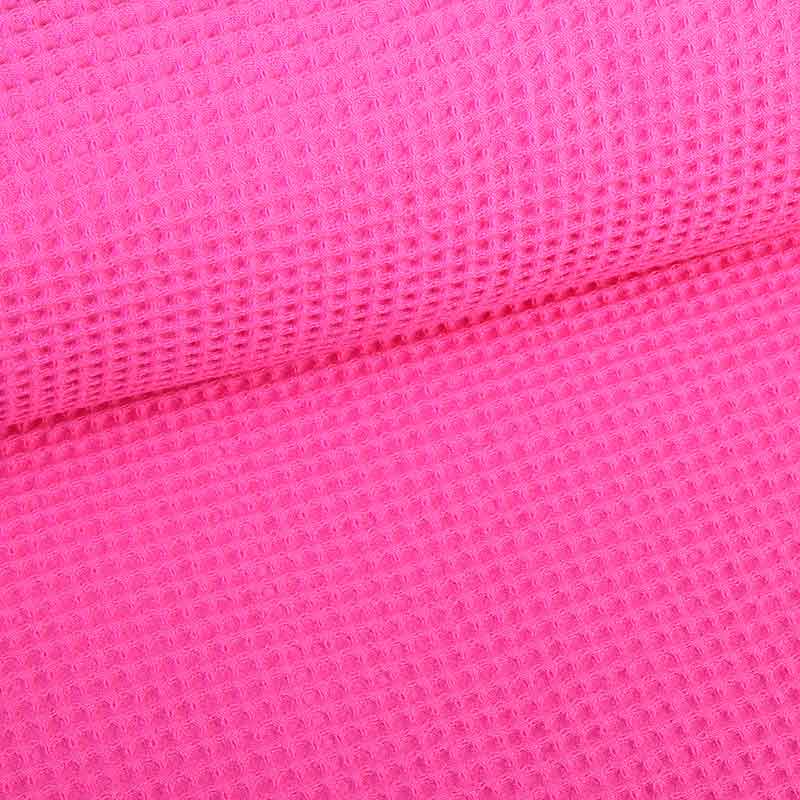 Tissu gaufré fuchsia