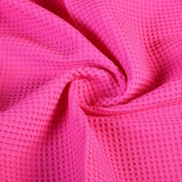 Tissu gaufré fuchsia