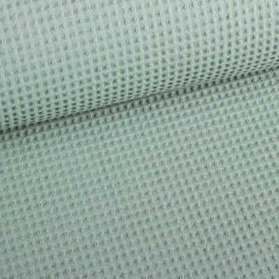Tissu gaufré vert olive foncé
