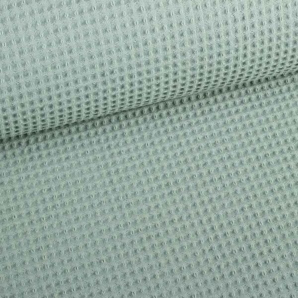 Tissu gaufré vert olive foncé