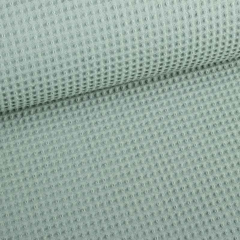 Tissu gaufré vert olive foncé