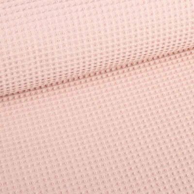 Tissu gaufré dusty rose