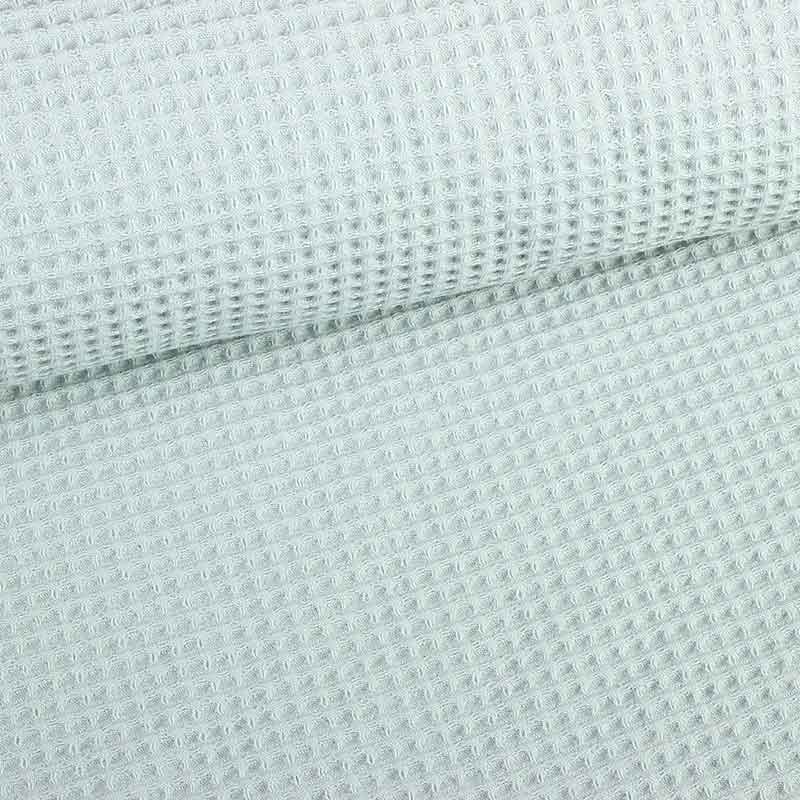 Tissu gaufré vert sauge clair